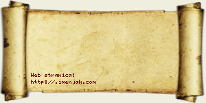 Žanka Adamac vizit kartica